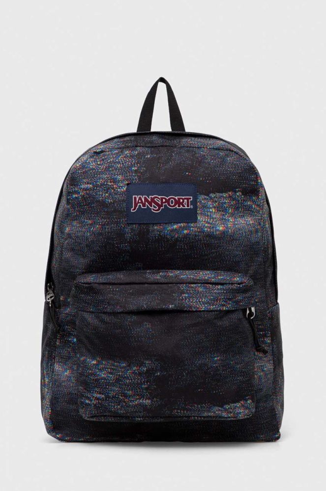 Рюкзак Jansport колір чорний великий візерунок (3409692)