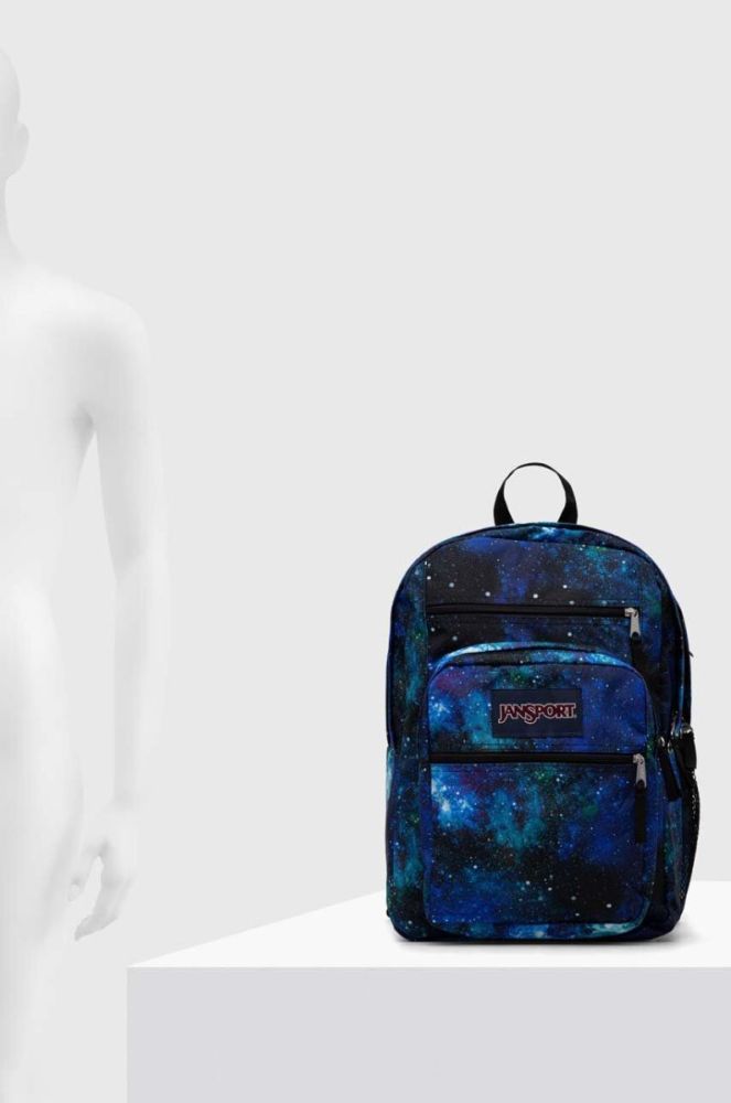 Рюкзак Jansport великий візерунок колір блакитний (3401341) фото 6
