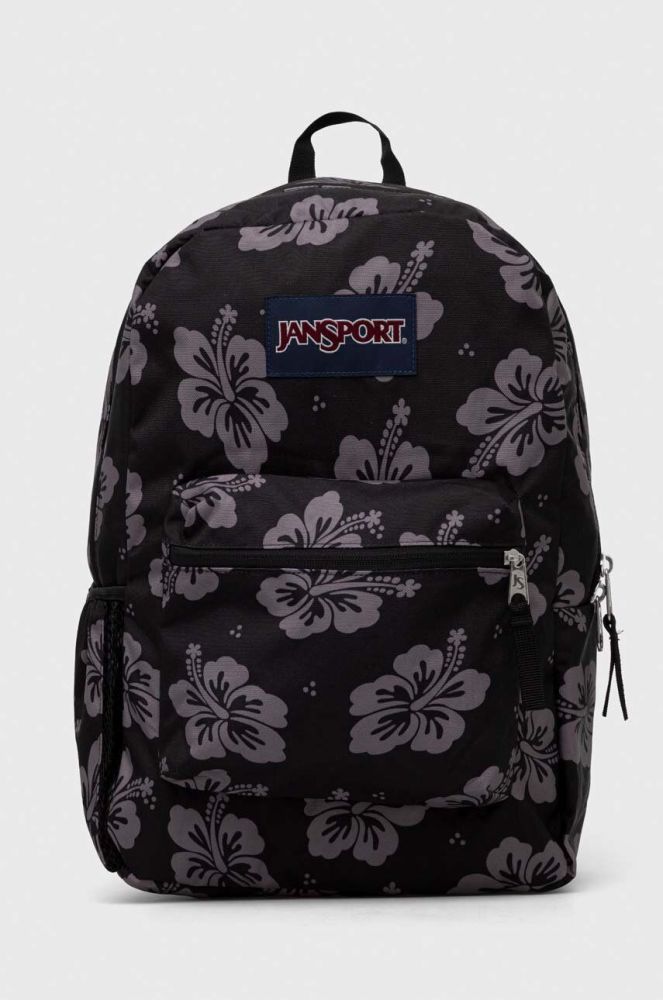 Рюкзак Jansport колір чорний великий візерунок (3401345)