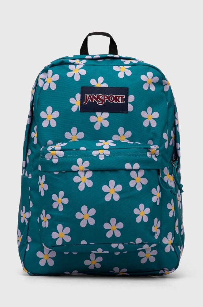 Рюкзак Jansport колір зелений великий візерунок (3401346)