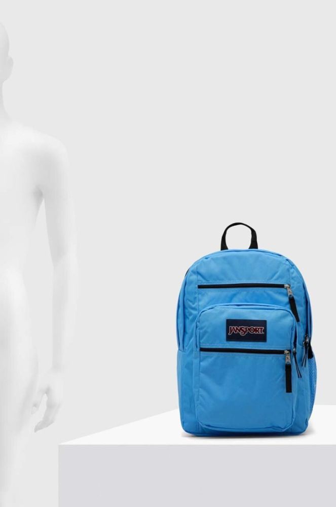 Рюкзак Jansport великий однотонний колір блакитний (3401347) фото 7