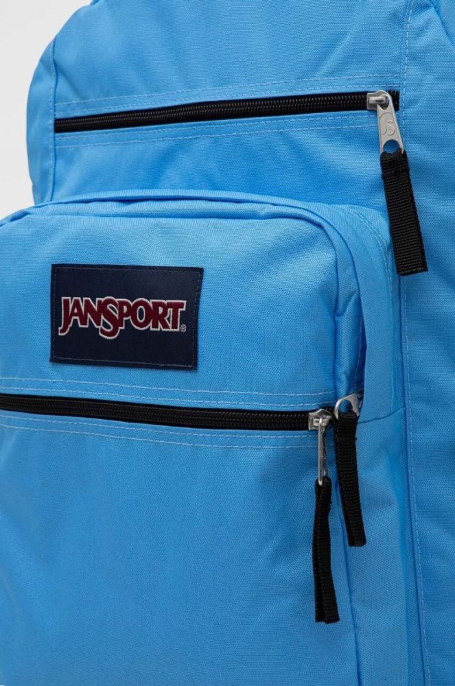 Рюкзак Jansport великий однотонний колір блакитний (3401347) фото 4
