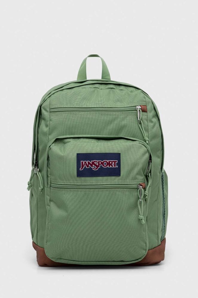 Рюкзак Jansport колір зелений великий однотонний (3409699)