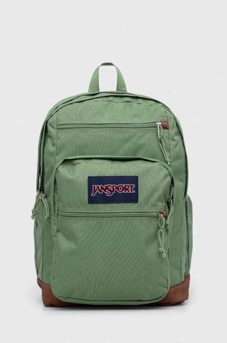 Рюкзак Jansport колір зелений великий однотонний (3409699)