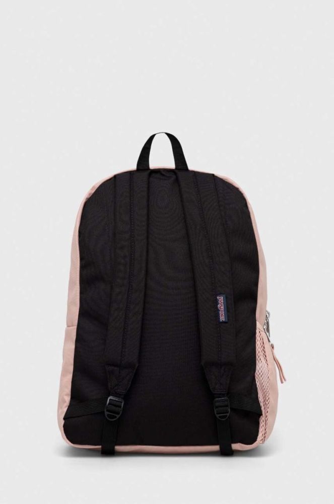 Рюкзак Jansport колір рожевий великий однотонний фото 4