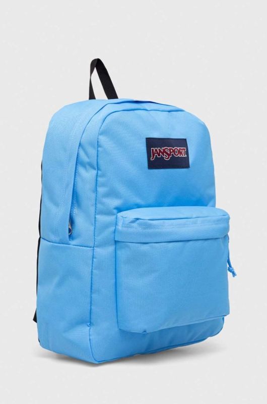 Рюкзак Jansport великий однотонний колір блакитний (3409704) фото 2