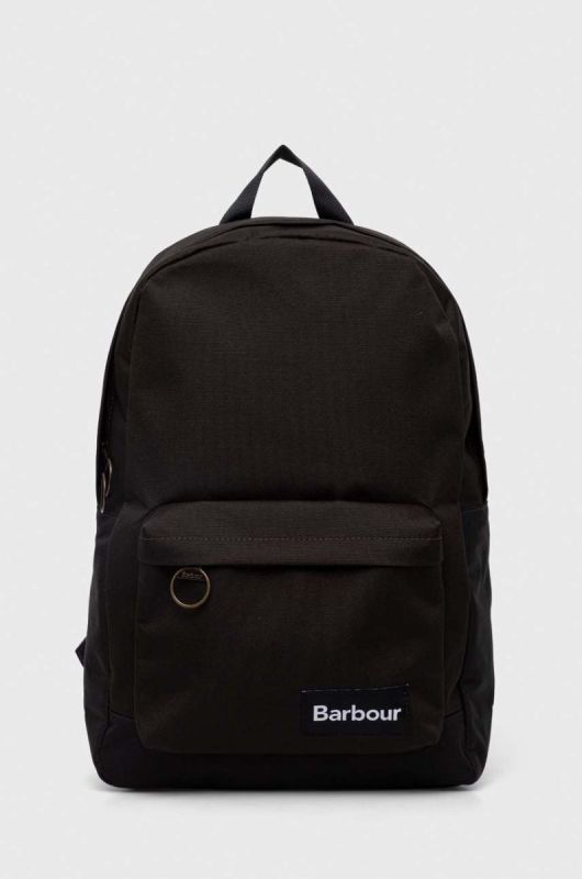 Рюкзак Barbour колір чорний великий однотонний (3523829)