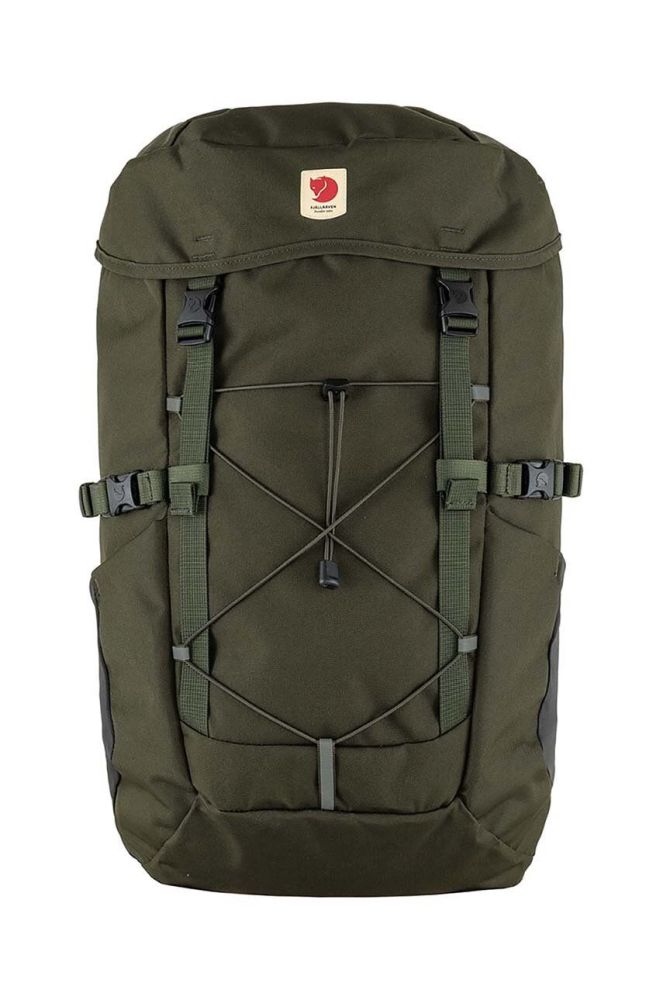 Рюкзак Fjallraven F23350.662 Skule Top 26 колір зелений великий однотонний