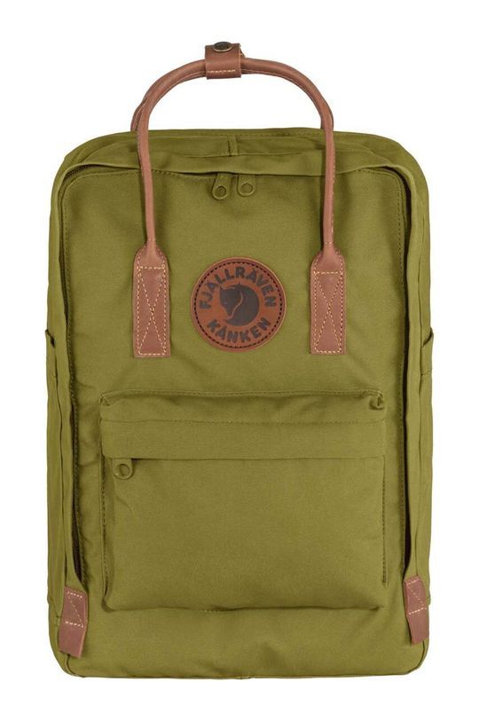 Рюкзак Fjallraven F23803.631 Kanken no. 2 Laptop 15 колір зелений великий однотонний