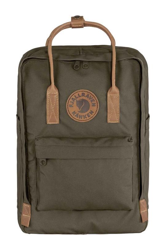 Рюкзак Fjallraven F23803.633 Kanken no. 2 Laptop 15 колір зелений великий однотонний