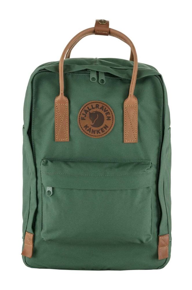 Рюкзак Fjallraven F23803.679 Kanken no. 2 Laptop 15 колір зелений великий однотонний