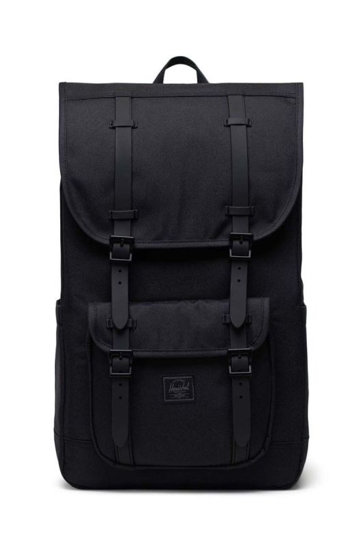 Рюкзак Herschel 11390-05881-OS Little America Backpack колір чорний великий однотонний