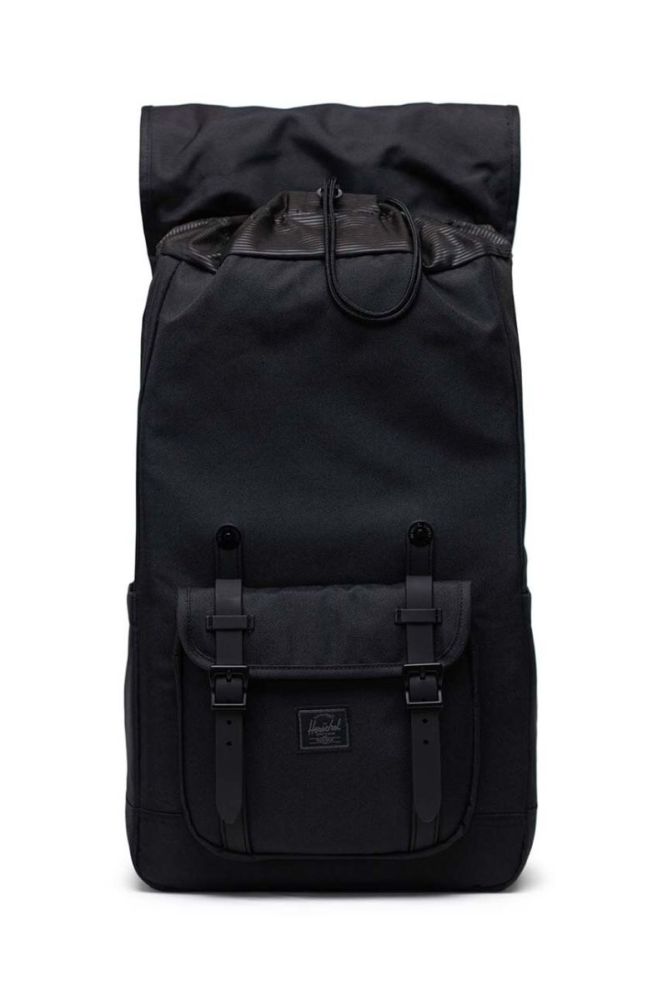 Рюкзак Herschel 11390-05881-OS Little America Backpack колір чорний великий однотонний фото 2