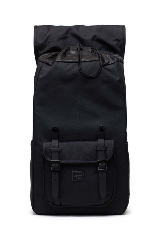 Рюкзак Herschel 11390-05881-OS Little America Backpack колір чорний великий однотонний фото 2