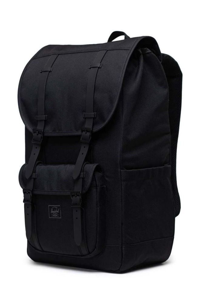 Рюкзак Herschel 11390-05881-OS Little America Backpack колір чорний великий однотонний фото 3