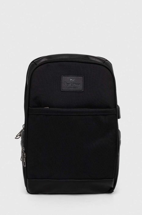 Рюкзак Pepe Jeans колір чорний великий однотонний (3547017)