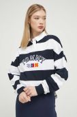 Бавовняний лонгслів Tommy Jeans колір синій (3330215)
