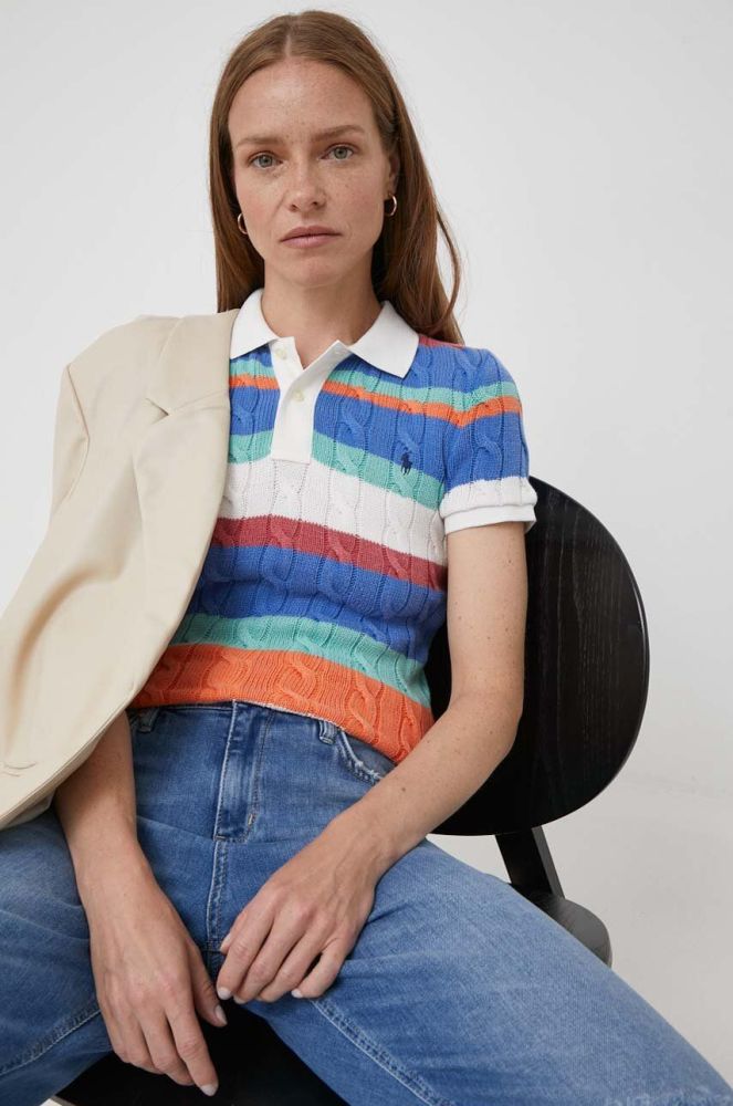 Бавовняний светр Polo Ralph Lauren колір барвистий (3347254)