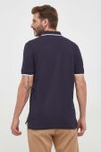 Бавовняне поло BOSS колір синій однотонний (3354266)