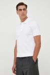 Бавовняне поло BOSS колір білий однотонний (3416092)