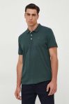 Бавовняне поло Pepe Jeans Jimmy колір зелений однотонне