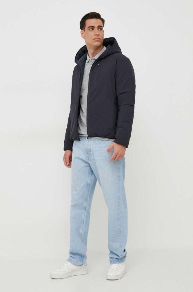 Лонгслів Pepe Jeans Jimmy чоловічий колір сірий меланж фото 2