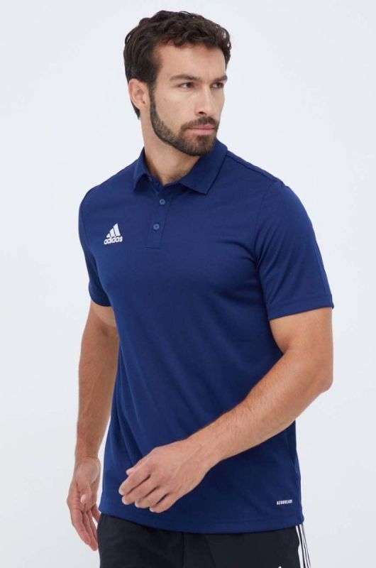 Поло для тренувань adidas Performance Entrada 22 колір синій з принтом