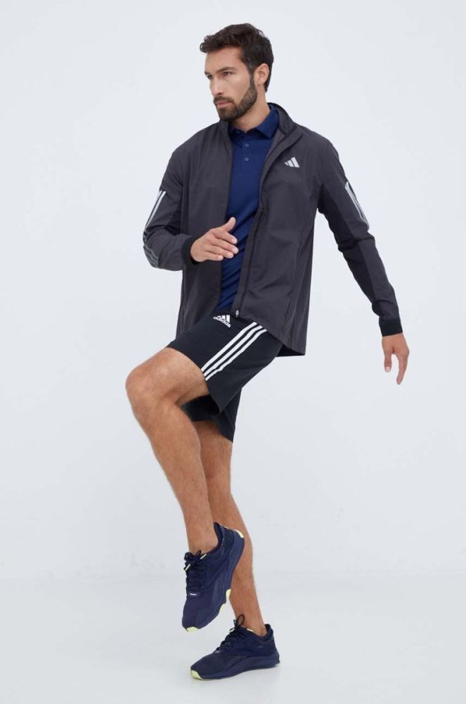 Поло для тренувань adidas Performance Entrada 22 колір синій з принтом фото 2