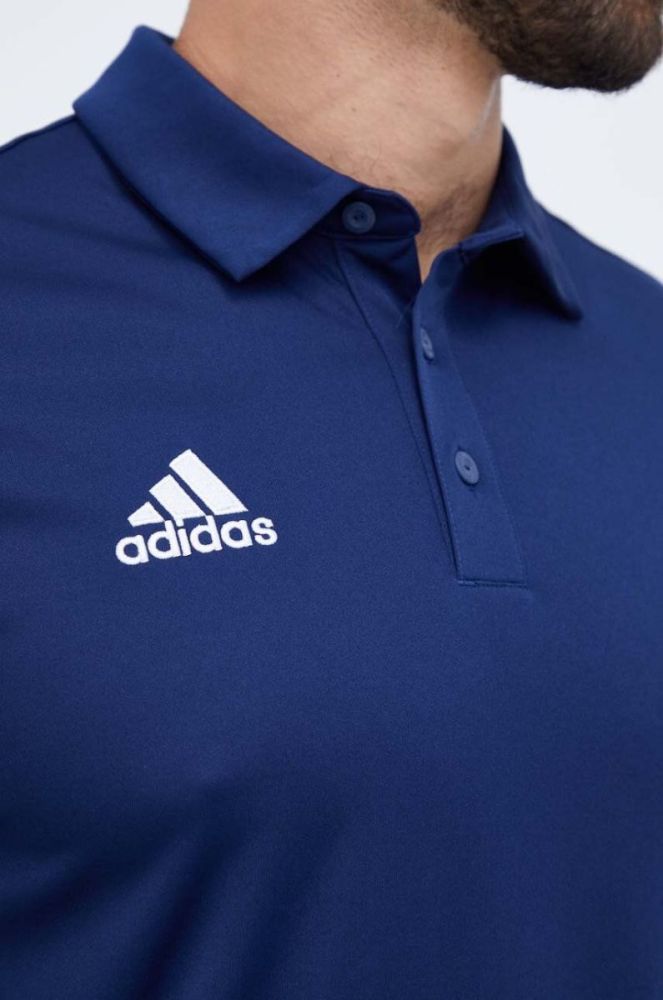 Поло для тренувань adidas Performance Entrada 22 колір синій з принтом фото 5