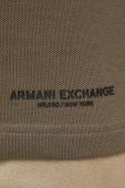 Бавовняне поло Armani Exchange візерунок колір барвистий (3351665)