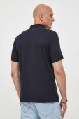 Поло Armani Exchange чоловічий колір синій з аплікацією (3348706)