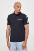Поло Armani Exchange чоловічий колір синій з аплікацією (3348706)