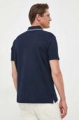 Бавовняне поло Paul&Shark колір синій однотонний (3369804)