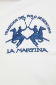 Поло La Martina чоловічий колір бежевий з аплікацією