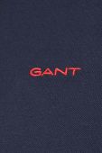 Поло Gant чоловічий колір синій однотонний