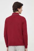 Лонгслів Tommy Hilfiger чоловічий колір бордовий з принтом