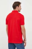 Бавовняне поло Tommy Hilfiger колір червоний однотонний (3591556)