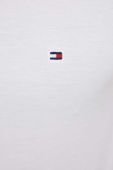 Бавовняне поло Tommy Hilfiger колір білий однотонний (3512380)