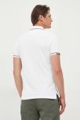 Поло Tommy Hilfiger чоловічий колір білий однотонний (3533970)