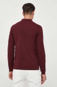 Лонгслів Polo Ralph Lauren чоловічий колір бордовий однотонний