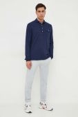 Бавовняний лонгслів Polo Ralph Lauren колір синій однотонний (3467249)