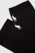 Вовняні рукавички Polo Ralph Lauren колір чорний