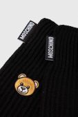 Вовняні рукавички Moschino колір чорний (3598348)