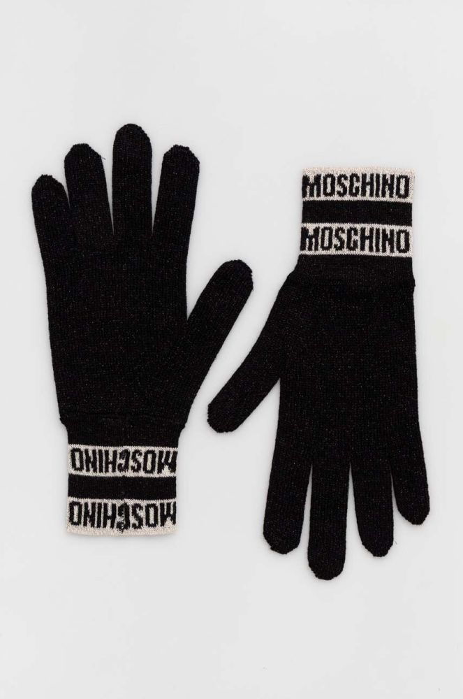 Рукавички Moschino жіночі колір бежевий (3404203)