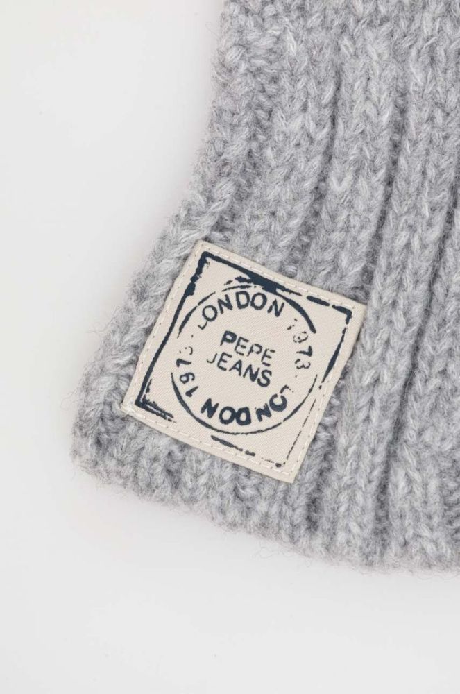 Рукавички Pepe Jeans жіночі колір сірий фото 2