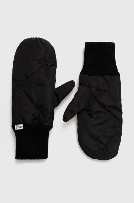 Рукавички Juicy Couture жіночі колір чорний