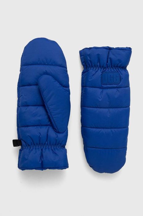 Рукавички UGG жіночі колір блакитний