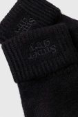 Рукавички з домішкою вовни Superdry колір чорний (3593533)
