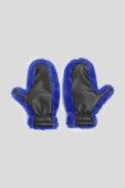 Рукавички Karl Lagerfeld Jeans жіночі колір блакитний
