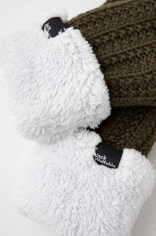 Рукавички Jack Wolfskin жіночі колір зелений фото 2